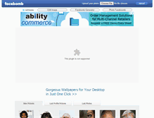 Tablet Screenshot of facebomb.com